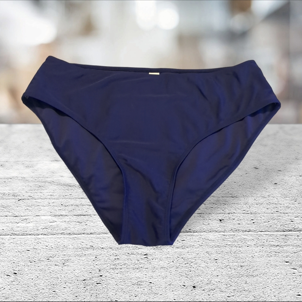 navy blue bathing suit bottom size XXL nwot